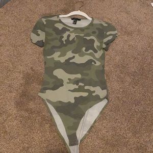 Bad Girl RiRi Camo Bodysuit